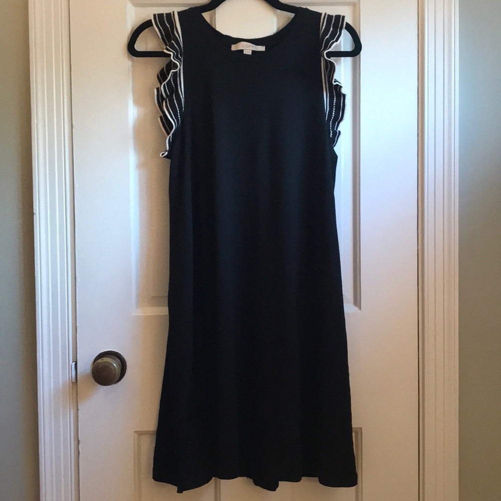 5/$20! Loft black swing dress.  MP.